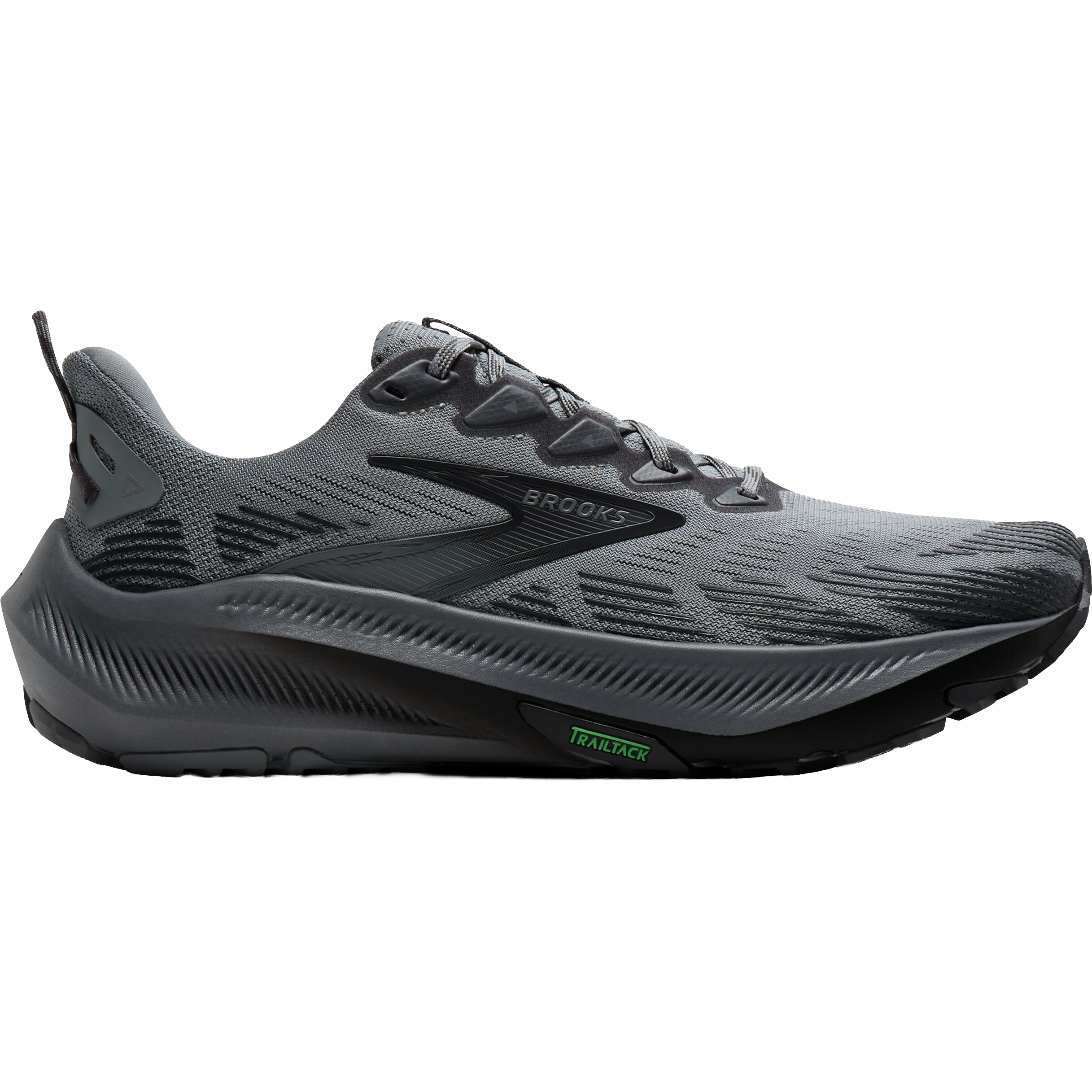 Brooks Men's Ghost Trail Gray/Gray/Blackened Pearl / 8