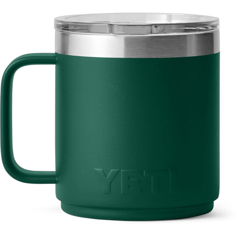 Rambler 10 oz Ceramic Lined Mug with MagSlider Lid, Yeti Rambler 10 oz CL Mug MS back