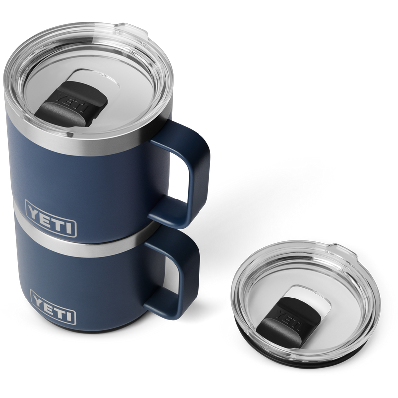 Rambler 14 oz Ceramic Lined Mug with MagSlider Lid, Yeti Rambler® 14 oz Stackable Mug with Ceramic Lining stacked