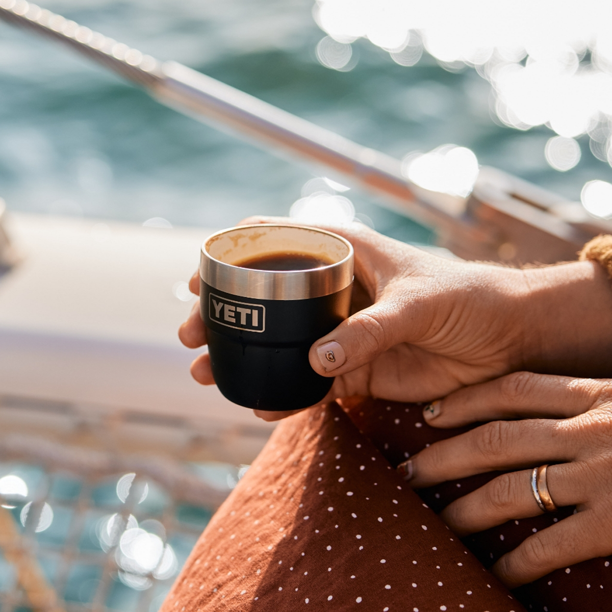 YETI RAMBLER 4 OZ STACKABLE CUPS−エスプレッソ用 YETI 4 oz Stackable Espresso Cups (2 pack)