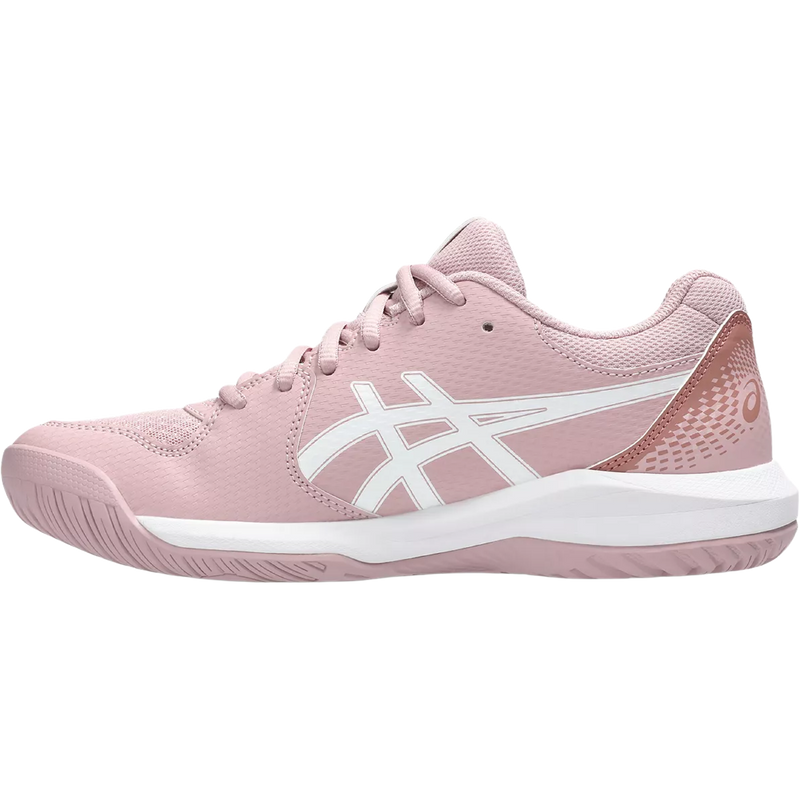 Women's Gel-Dedicate 8, Asics Women's Gel-Dedicate 8 in 702-Morganite/White right inside profile