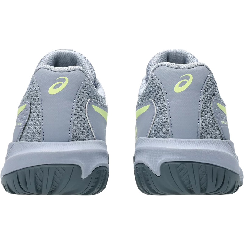 Youth Gel-Resolution X Grade School, Asics Youth Gel-Resolution X Grade School in 402-Grey Blue/Pistachio pair back