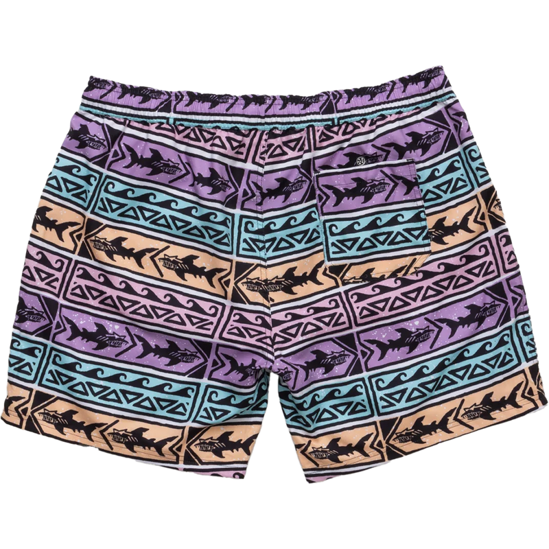 Men's Bam Bam Pool Short, Maui and Sons Men's Bam Bam Pool Short Back