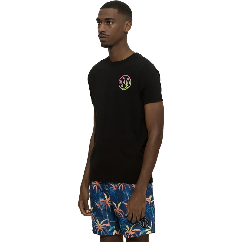 Men's Amped Short Sleeve T-Shirt, Maui and Sons Men's Amped Short Sleeve T-Shirt 3/4 Front