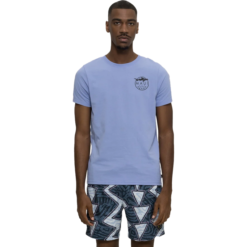 Men's Shark Logo T-Shirt, Maui and Sons Shark Logo T-Shirt Front