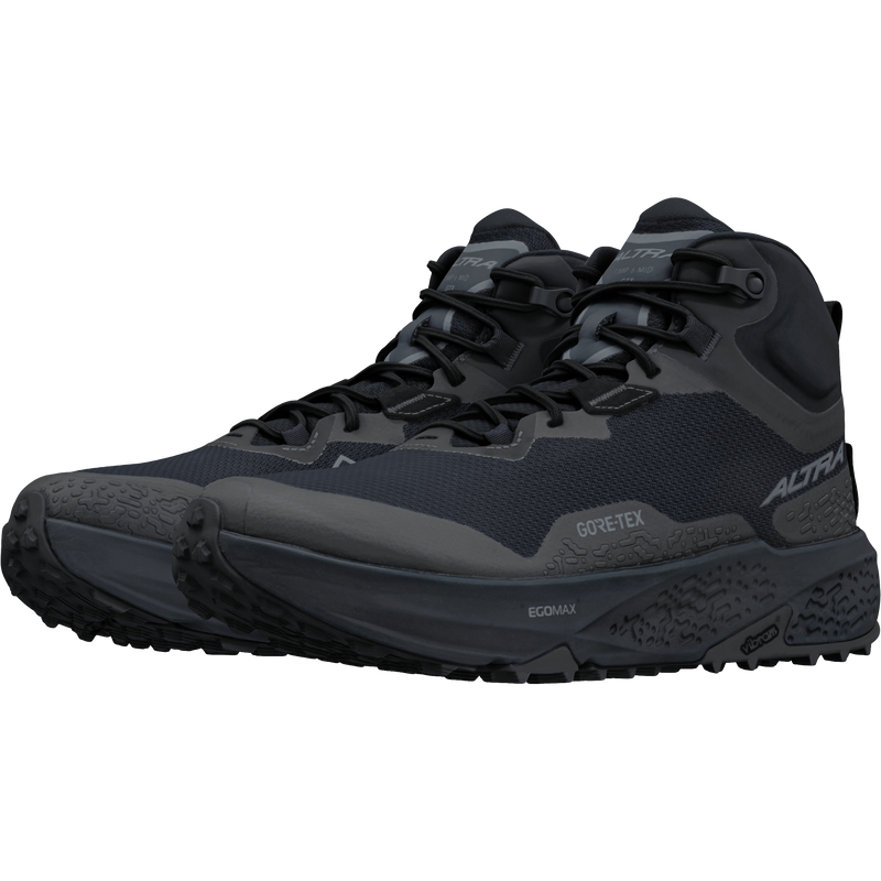 Men's Timp 6 Mid GTX, Altra Men's Timp 6 Mid GTX in 001-Black/Black pair left