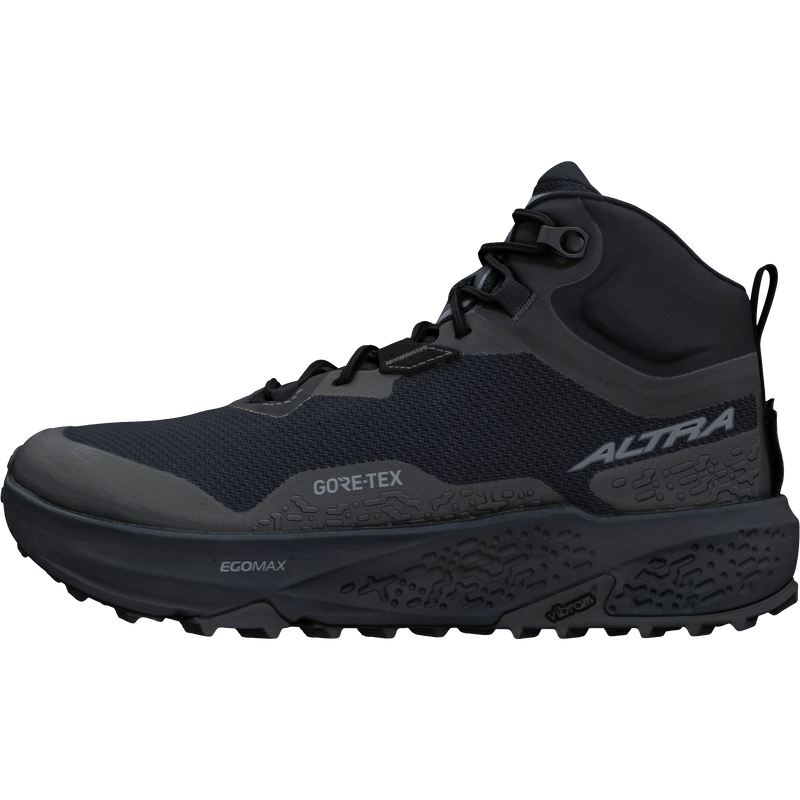 Men's Timp 6 Mid GTX, Altra Men's Timp 6 Mid GTX in 001-Black/Black left profile