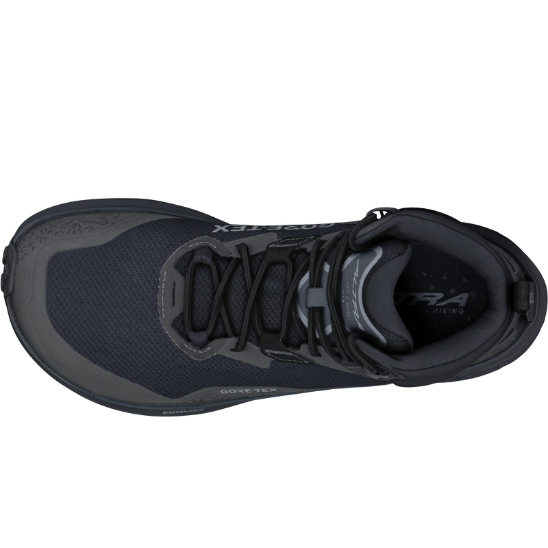 Men's Timp 6 Mid GTX, Altra Men's Timp 6 Mid GTX in 001-Black/Black left top