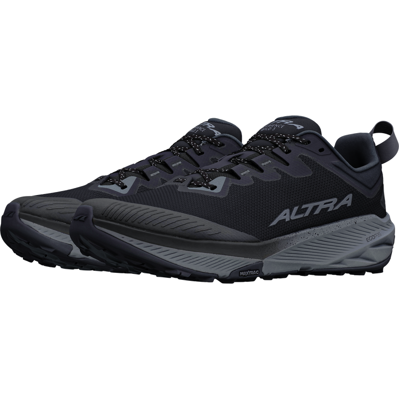 Men's Experience Wild 3, Altra Men's Experience Wild 3 in 001-Black/Black pair left front