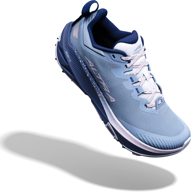 Women's Experience Wild 3, Altra Women's Experience Wild 3 in 90P-Windward Blue/Orchid Ice right top toe down