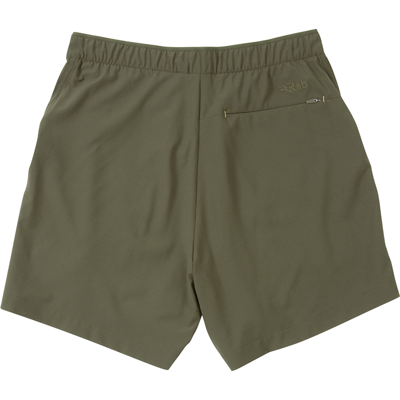 Women's Harpur Shorts, Rab Women's Harpur Shorts in Army back view