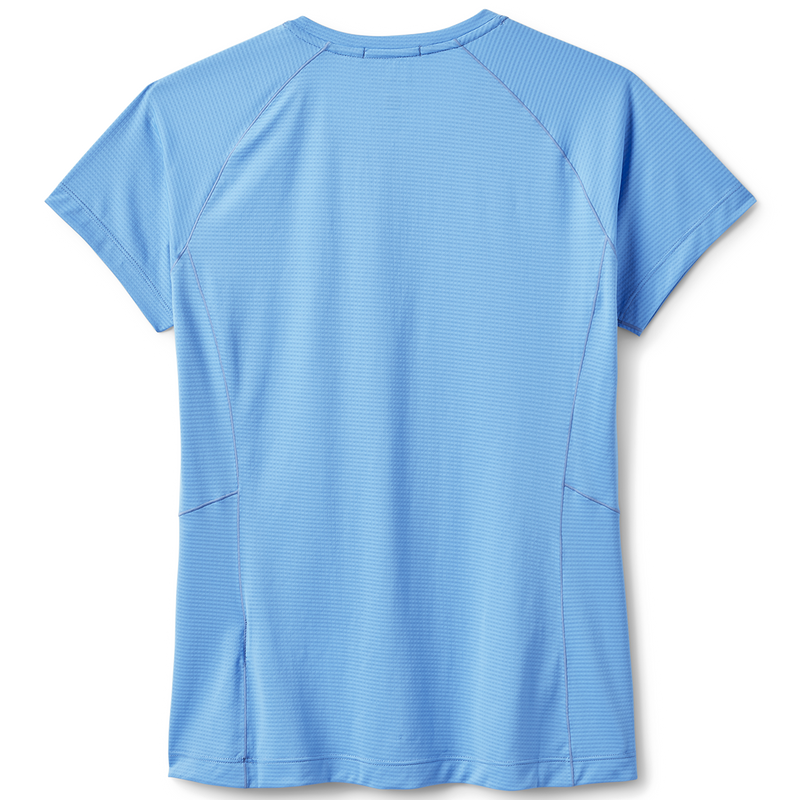Women's Sonic Tee, Rab Women's Sonic Tee in Bluebird back view