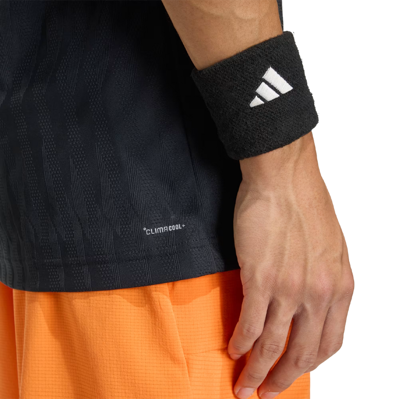 Men's FreeLift Tee, Adidas Men's FreeLift Tee in Black with Climacool logo
