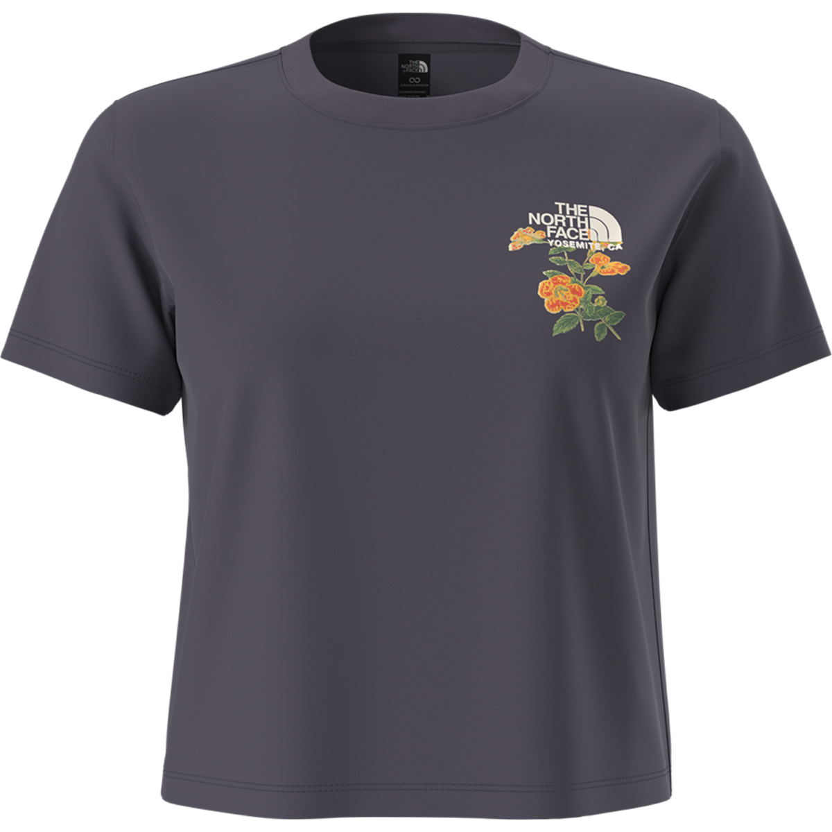 Women's Flora Embroidered Regular Short Sleeve Tee alternate view