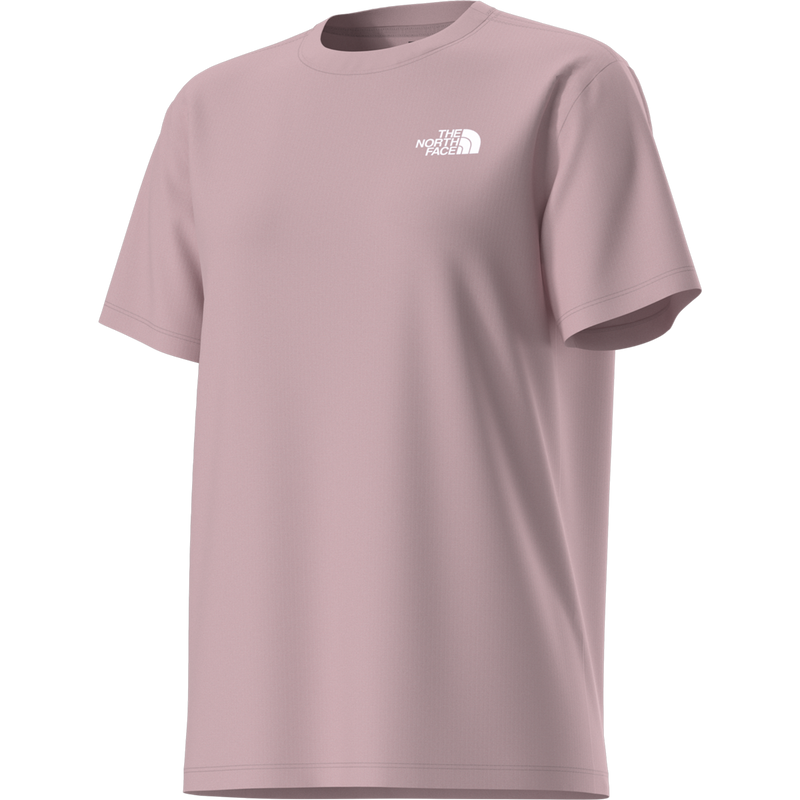 Women's Wildflower Relaxed Short Sleeve Tee, The North Face Women's Wildflower Relaxed Short Sleeve Tee 3/4 Front