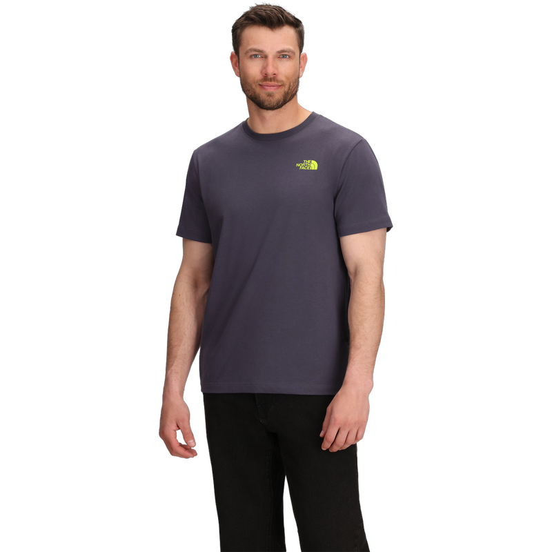 Men's Mountain Scape Regular Short Sleeve Tee, The North Face Men's Mountain Scape Regular Short Sleeve Tee Front on Model