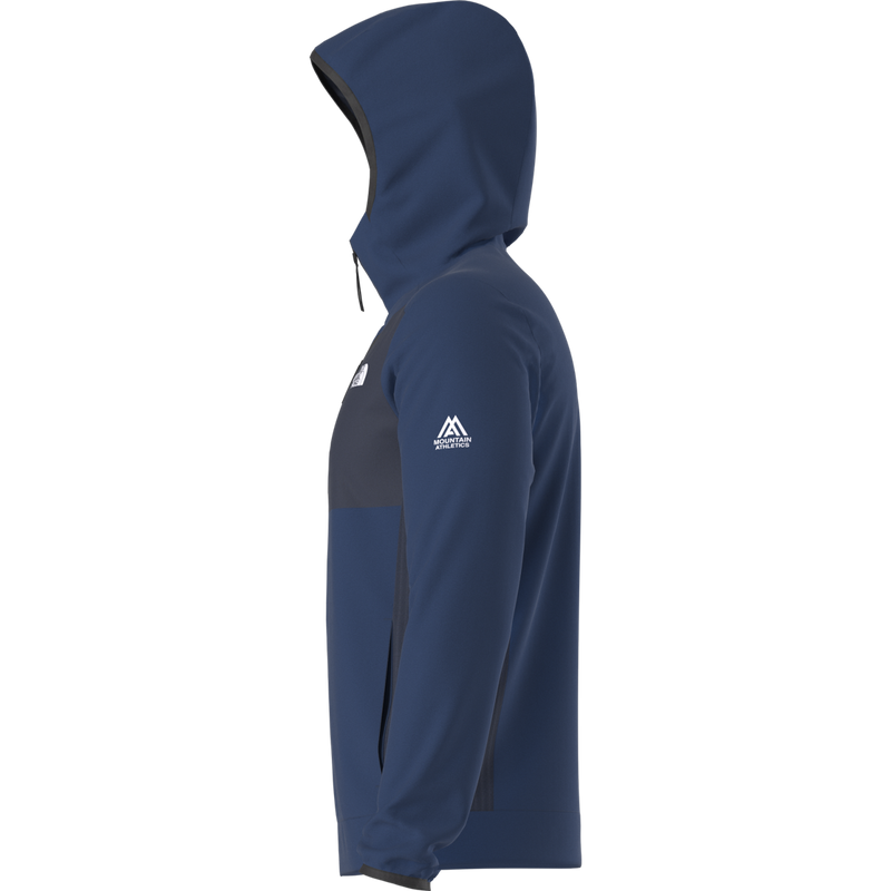 Men's Mountain Athletics Fleece Front Zip Hoodie, The North Face Men's Mountain Athletics Fleece Front Zip Hoodie Side