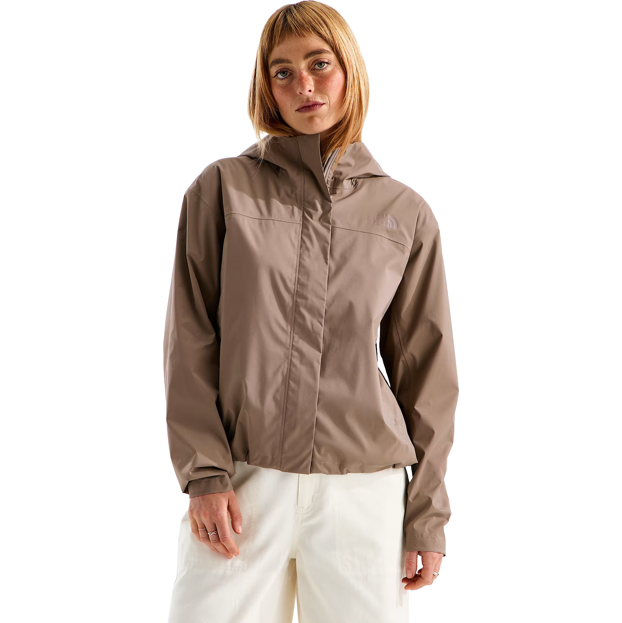 The North Face Women's Voyage Rain 3L Hooded Jacket in 2H9 Garnet