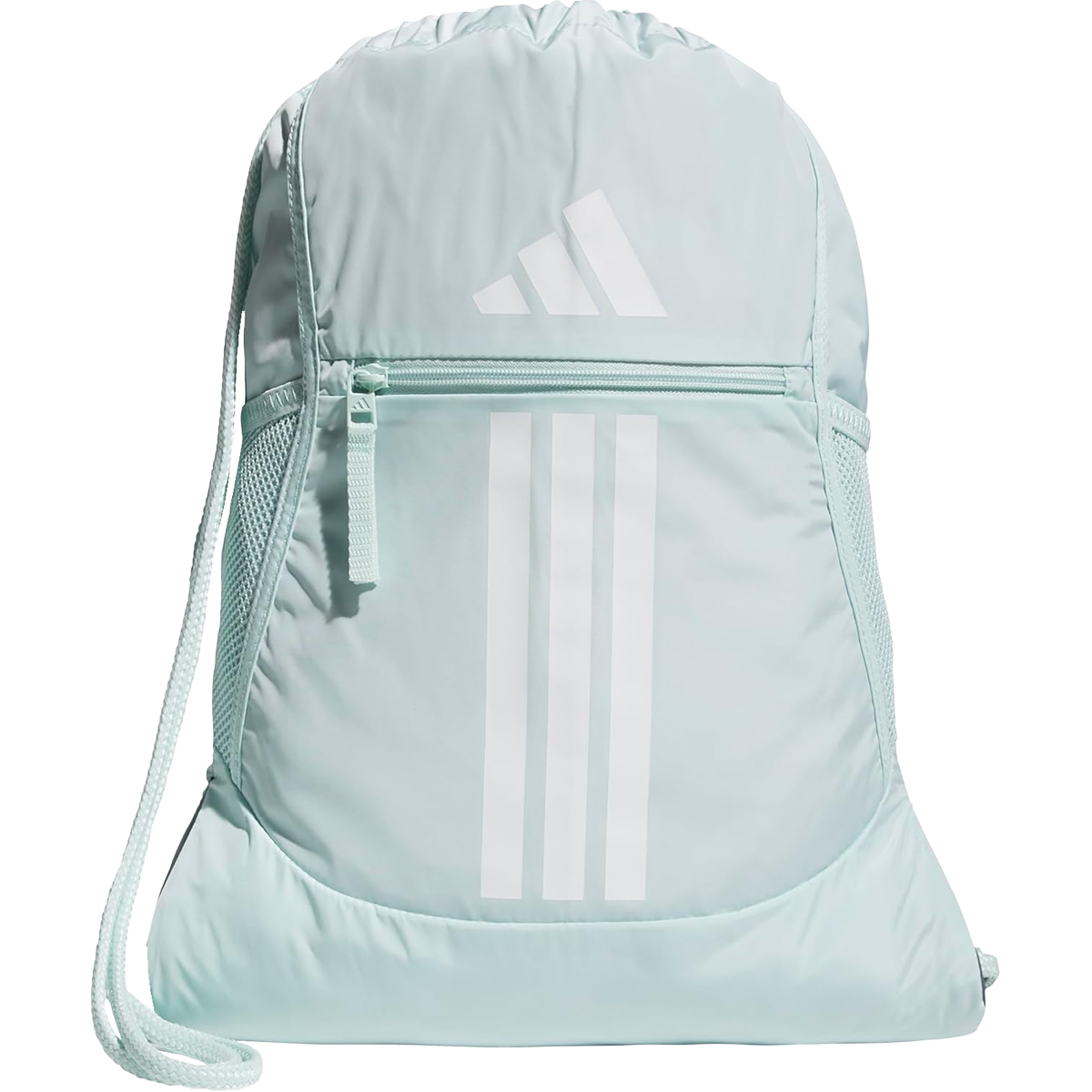 adidas alliance drawstring backpack adidas Alliance 3 Sackpack, Halo Mint Green/White
