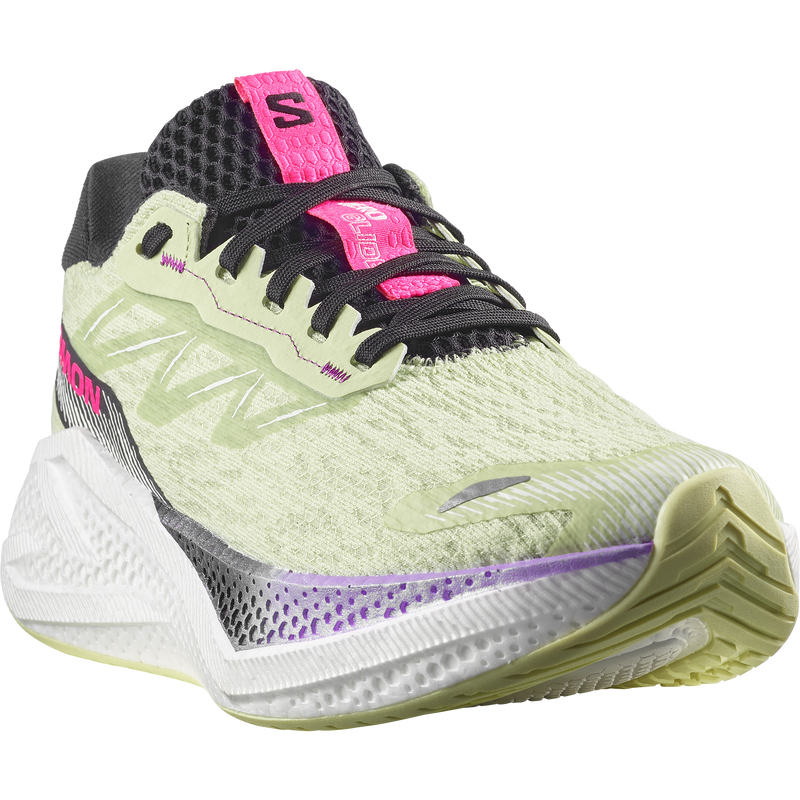 Women's Aero Glide 4, Salomon Women's Aero Glide 4 in Butterfly/White/Black front right