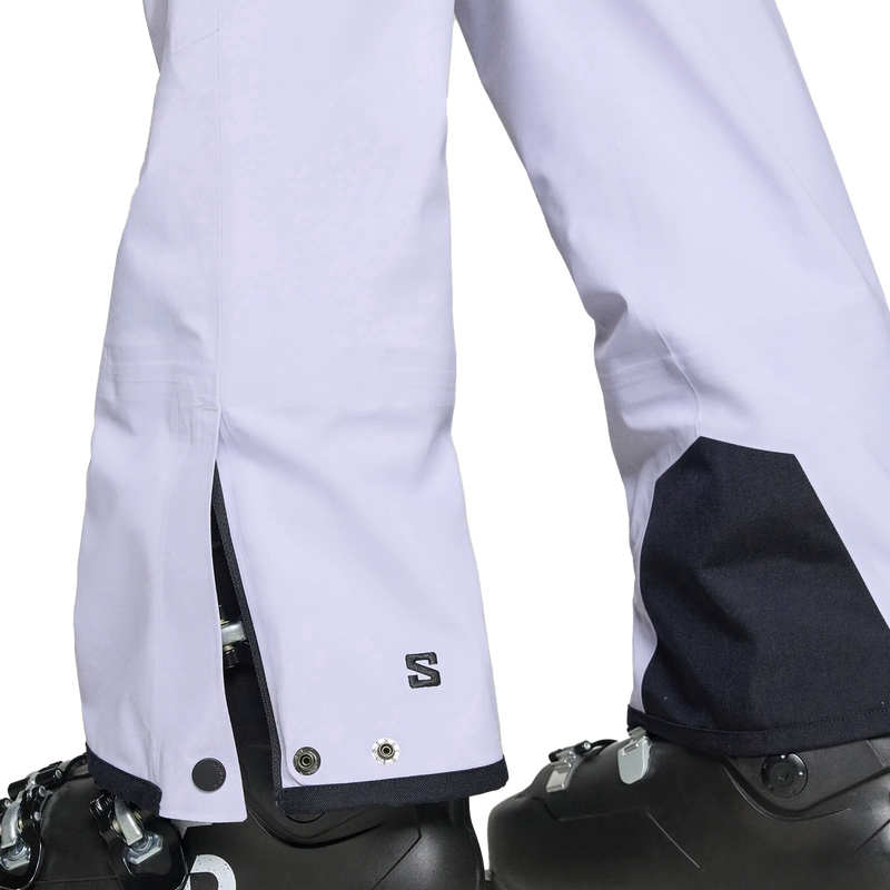 Women's Moon Patrol Gore-Tex Bib, Salomon Women's Moon Patrol Gore-Tex Bib cuff