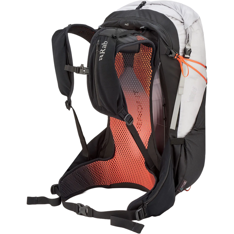 Syclon XP 40, Rab Syclon XP 40 in BDP-Black/Dark Pewter back left