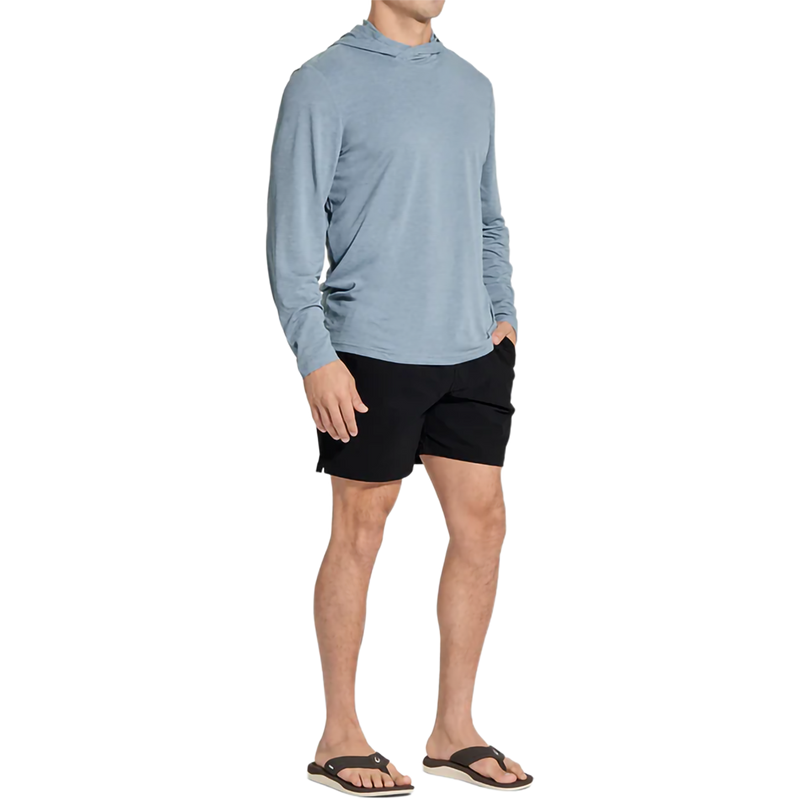 Ahi Kai, Olukai Ahi Kai in 4848-Dark Java/Dark Java on model standing