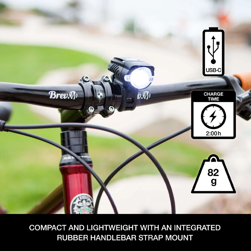 Swift 700 and Vmax+ 180 Combo Front and Rear Light Set, NiteRider Swift 700 / Vmax+ 180 Combo handlebar