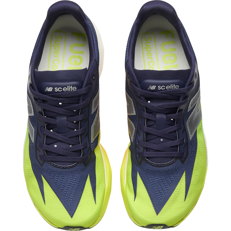 Women's FuelCell SuperComp Elite v5, New Balance Women's FuelCell Super Comp Elite v5 in 7UH-Boysenberry/Afterglow pair top