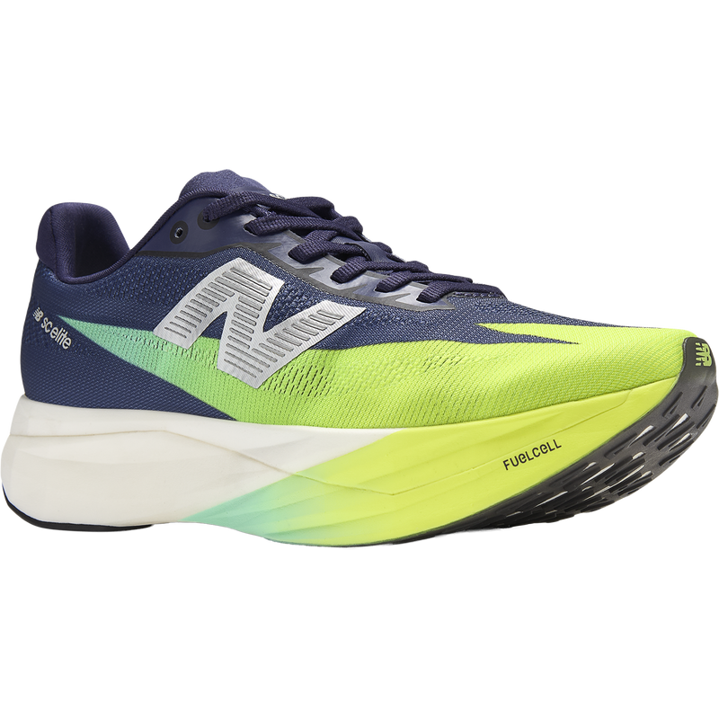 Women's FuelCell SuperComp Elite v5, New Balance Women's FuelCell Super Comp Elite v5 in 7UH-Boysenberry/Afterglow right front