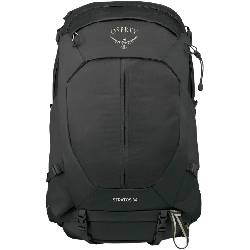 Stratos 34, Osprey Stratos 34 in Raven Black front