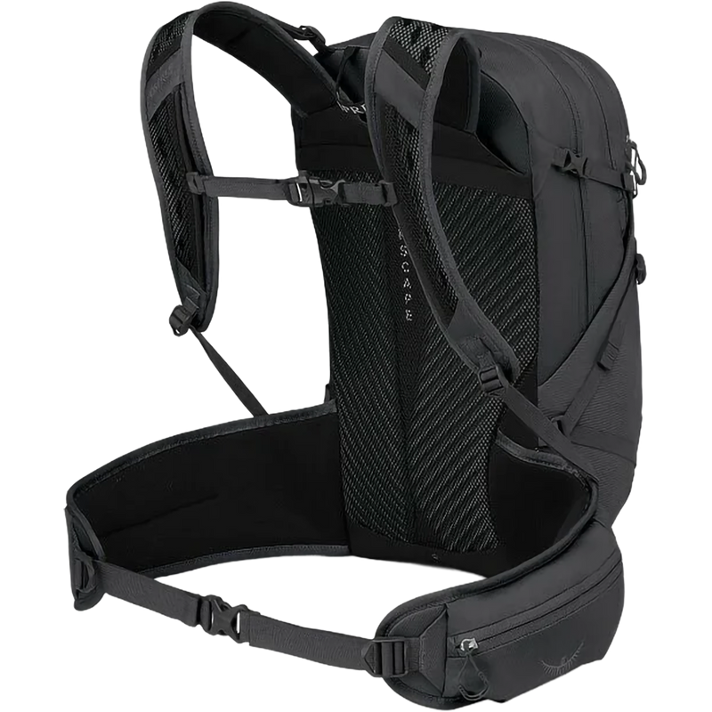 Sportlite 25 Extended Fit, Osprey Sportlite 25 Extended Fit in Raven Black harness and waist belt