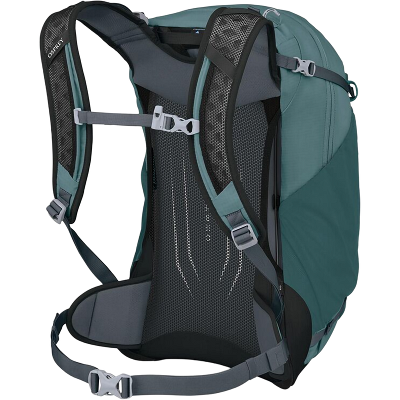 Hikelite 26, Osprey Hikelite 26 in Cascade Blue harness and waist belt