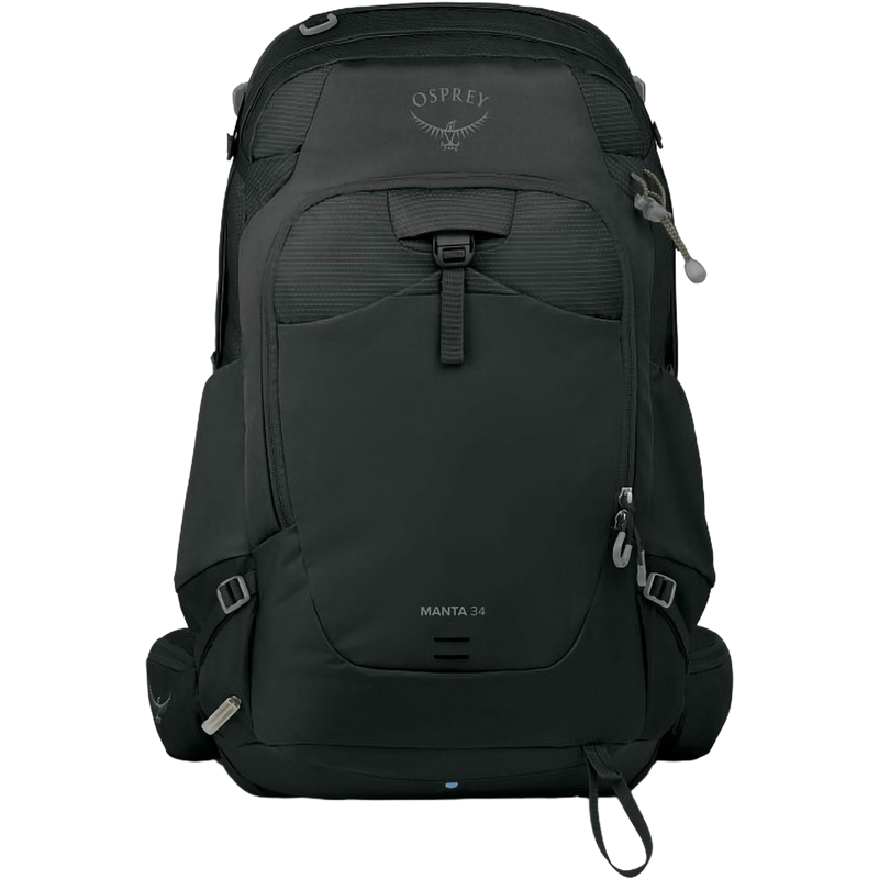 Manta 34 with reservoir, Osprey Manta 34 with reservoir in Dark Charcoal front