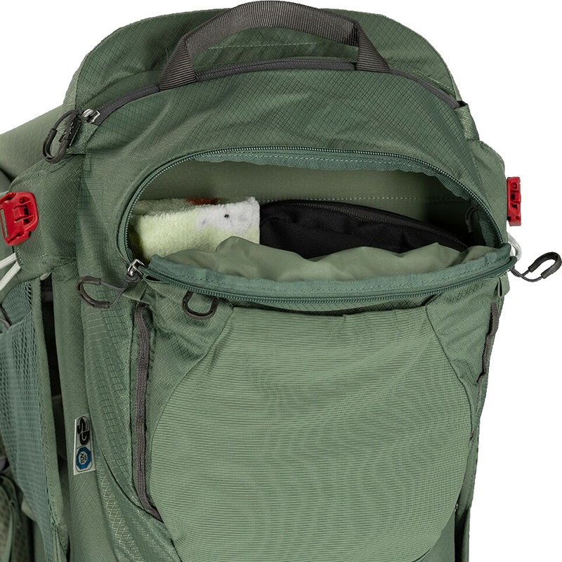 Poco Premium Child Carrier with Rain Cover, Osprey Poco Premium Child Carrier  Top Pocket