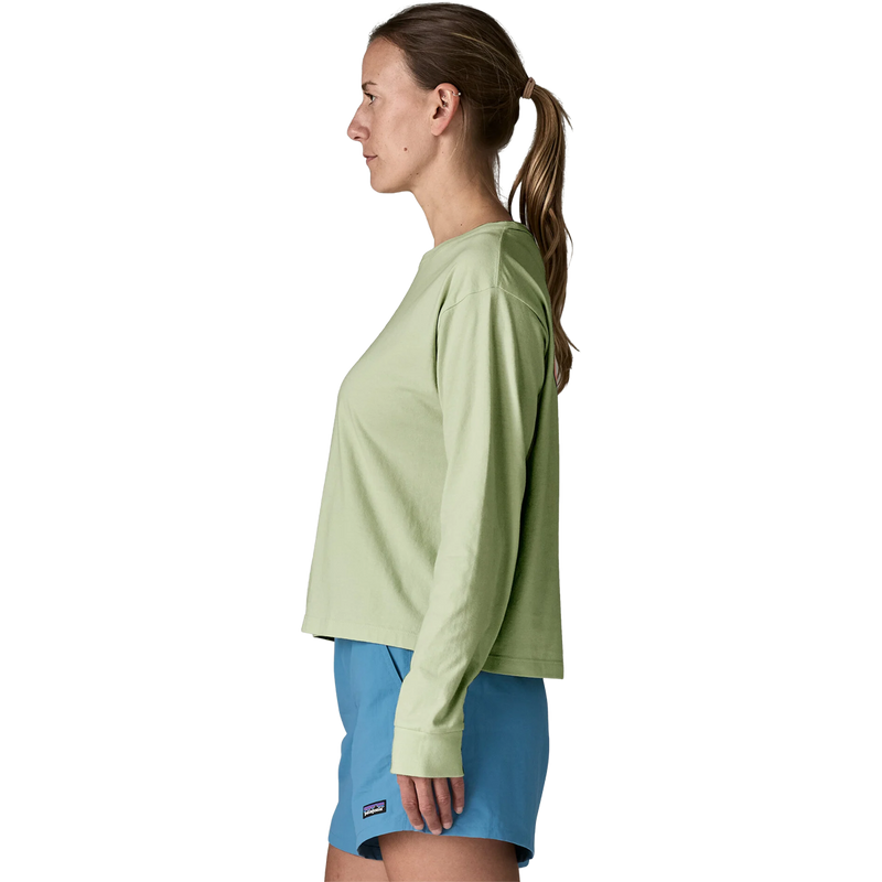 Women's Long-Sleeved '95 Oval Logo Easy-Cut T-Shirt, Patagonia Women's Long-Sleeved '95 Oval Logo Easy-Cut T-Shirt side