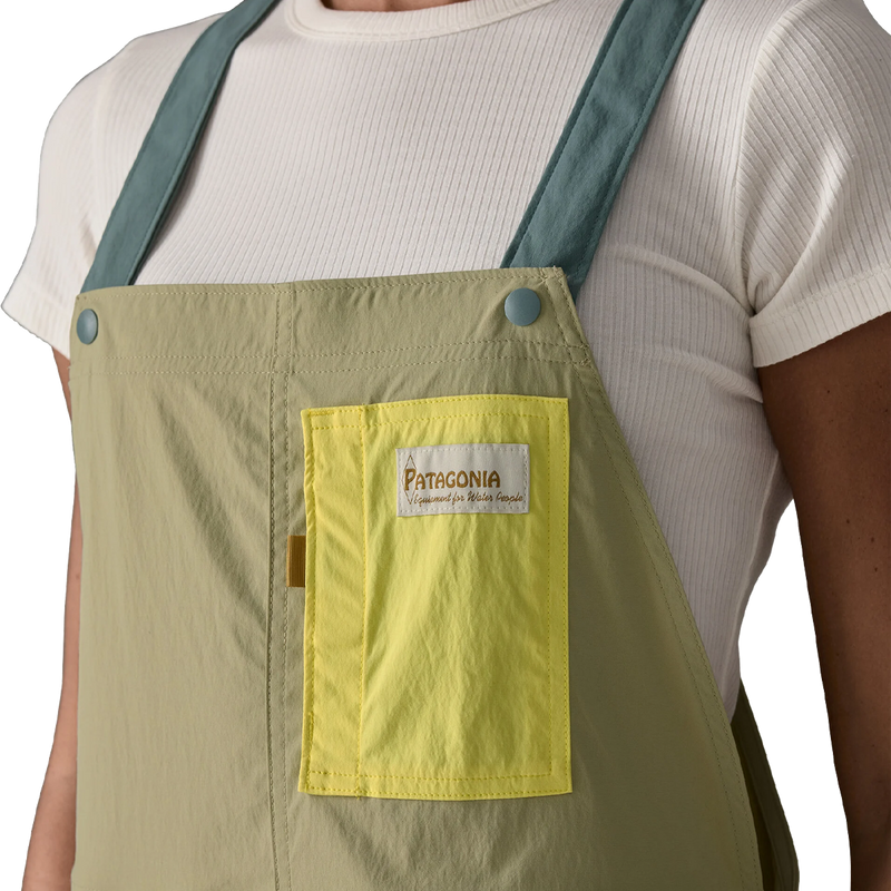 Women's Outdoor Everyday Overall, Patagonia Women's Outdoor Everyday Overall straps and pocket detail