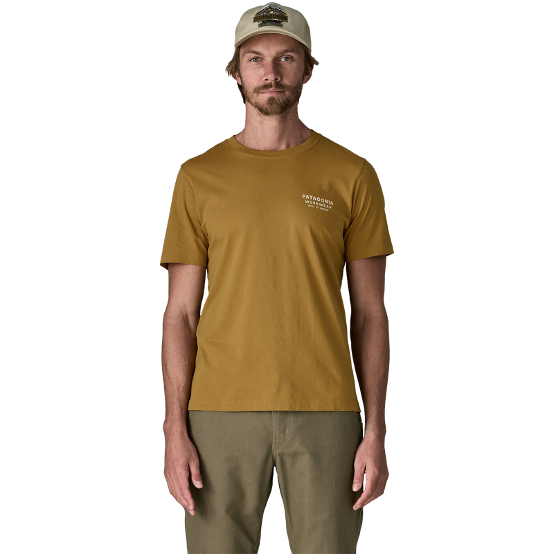 Men's Forge Born T-Shirt, Patagonia Men's Forge Born T-Shirt Front on Model