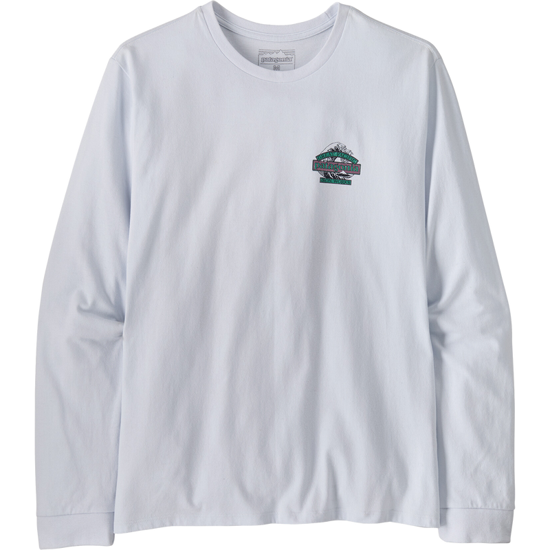 Men's Longsleeve Great Waves Responsibili-Tee, Patagonia Men's Longsleeve Great Waves Responsibili-Tee Front