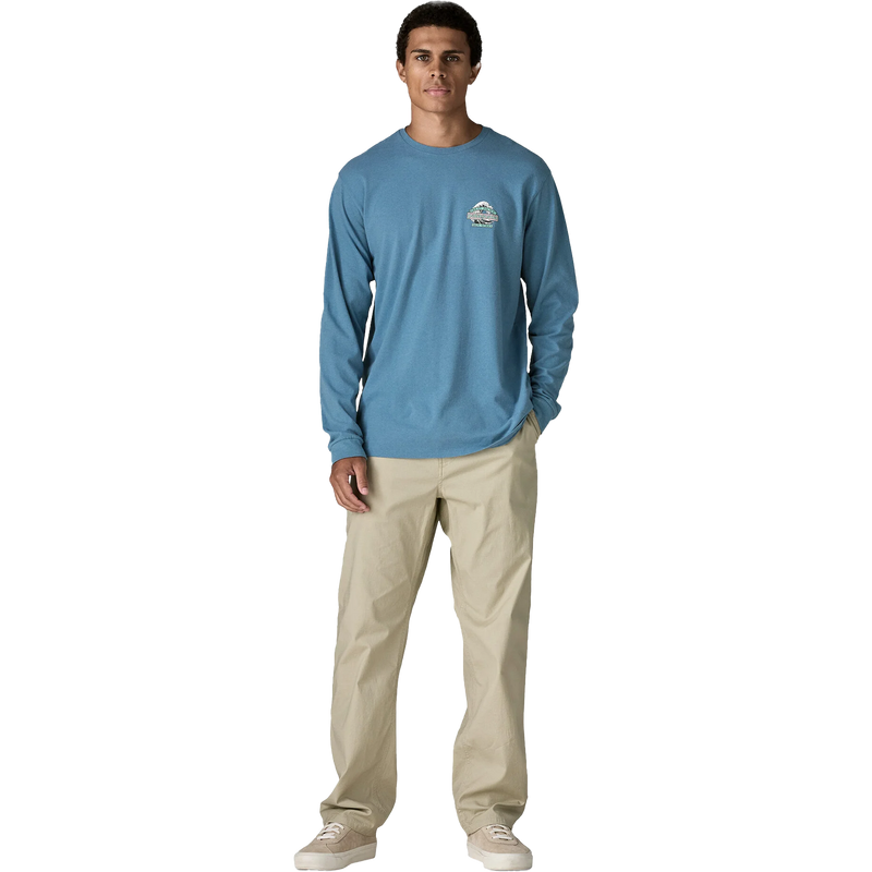 Men's Longsleeve Great Waves Responsibili-Tee, Patagonia Men's Longsleeve Great Waves Responsibili-Tee Full View