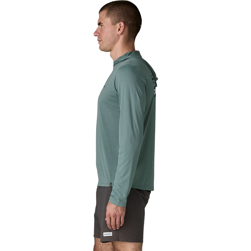 Men's Capilene Cool Daily Graphic Hoody, Patagonia Men's Capilene Cool Daily Graphic Hoody Side