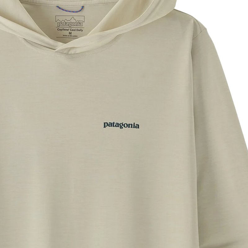 Women's Capilene Cool Daily Hoody, Patagonia Women's Capilene Cool Daily Hoody Front Graphic