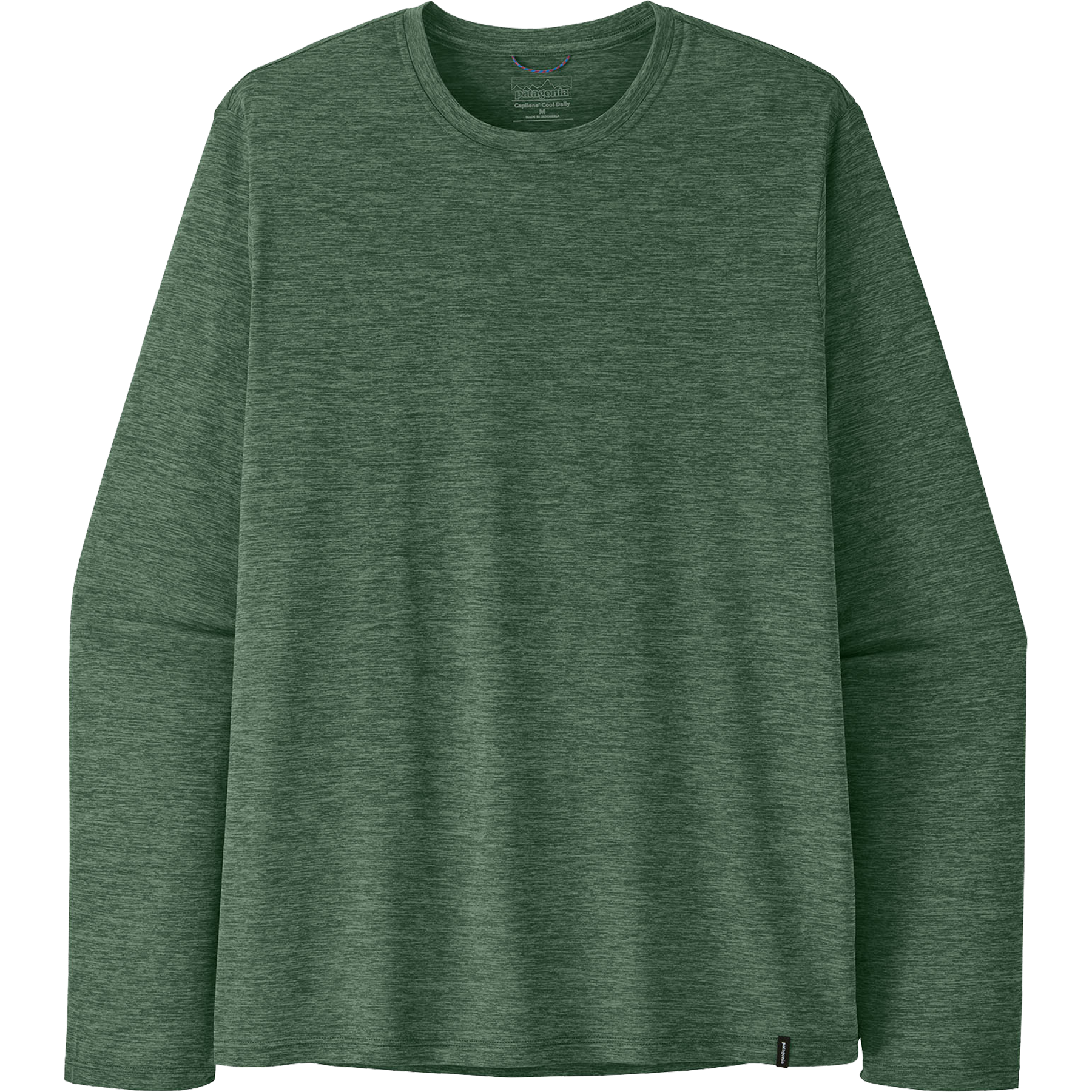 Patagonia Men's Longsleeve Capilene Cool Daily Shirt in CYGX-Canopy Green Light XDye