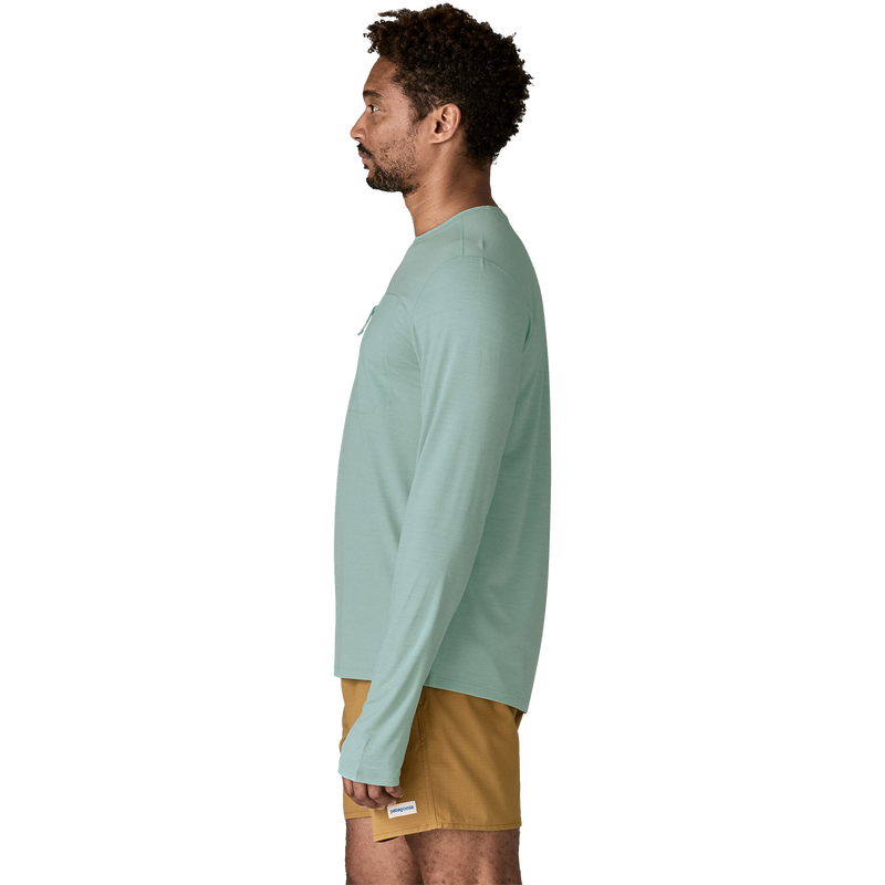 Men's Long Sleeve Capilene Cool Sun Shirt, Patagonia Men's Long Sleeve Capilene Cool Sun Shirt Side