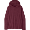 Patagonia Women's Capilene Cool Daily Hoody in BYFX-Berry Fig Light XDye