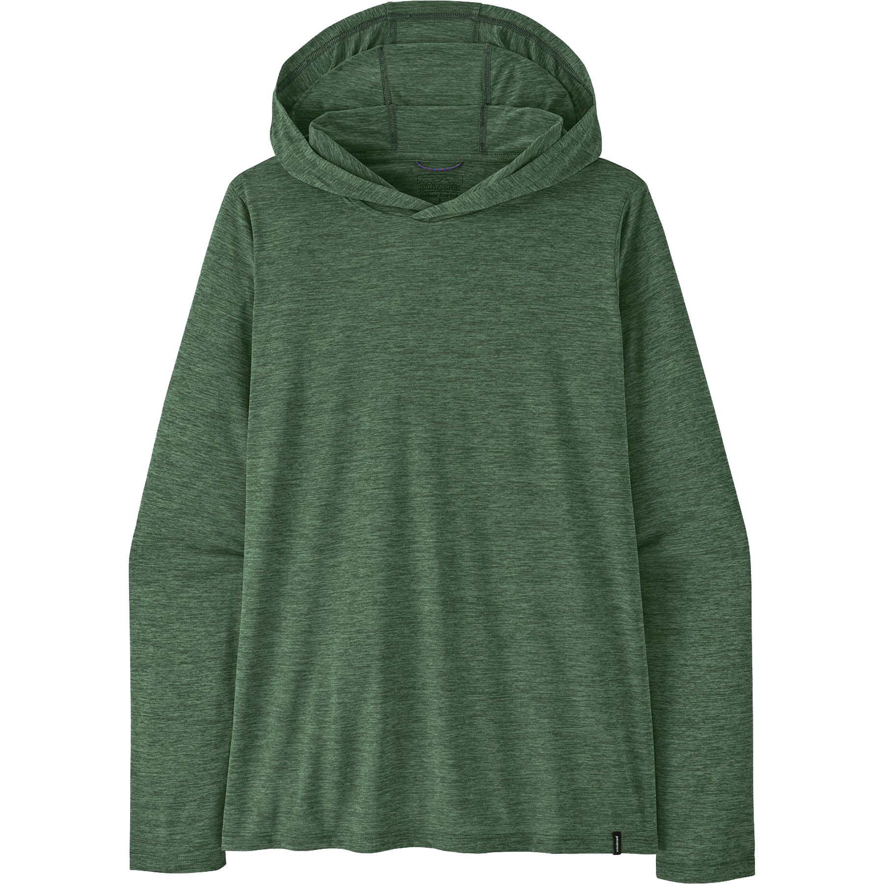 Patagonia Women's Capilene Cool Daily Hoody in CYGX-Canopy Green Light XDye