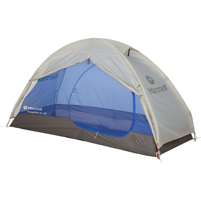Tungsten UL 1-Person Tent, Marmot Tungsten UL 1P rainfly on vestibule open