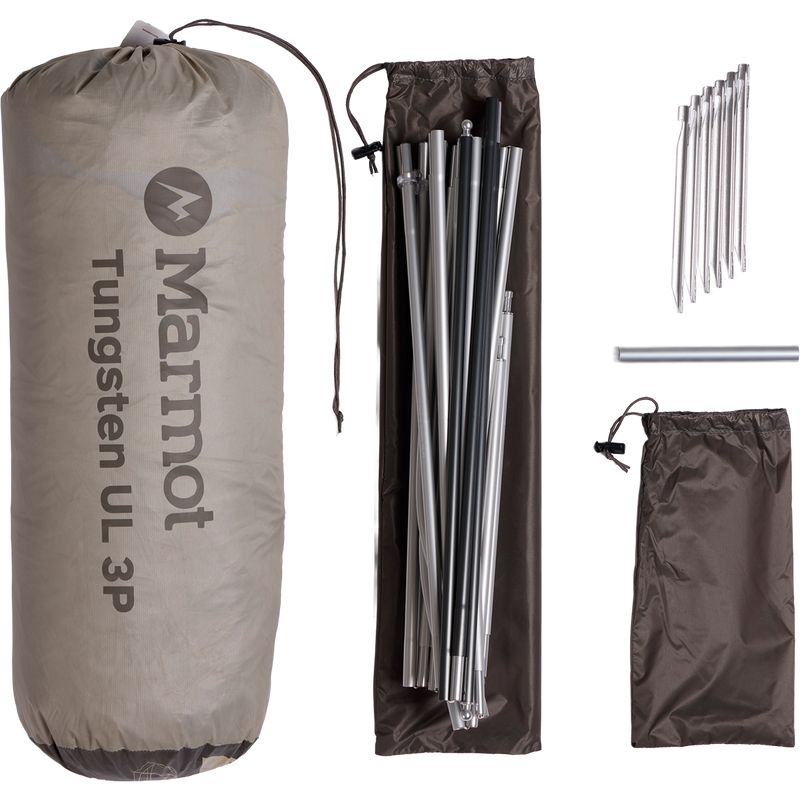 Tungsten UL 3-Person Tent, Marmot Tungsten UL 3-Person Tent included