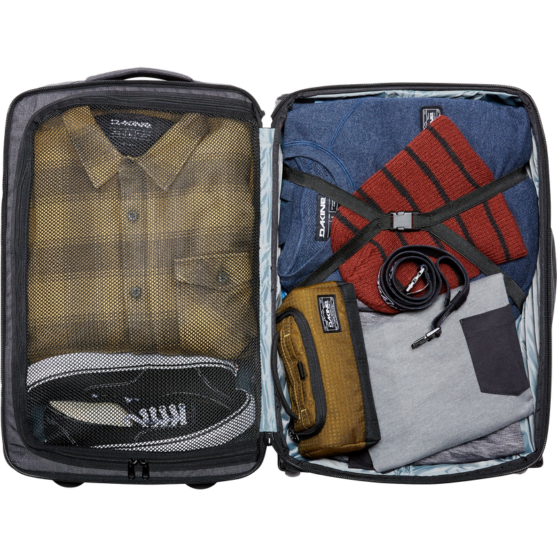 Carry On Roller Bag 42L, DaKine Carry On Roller Bag 42L Packed