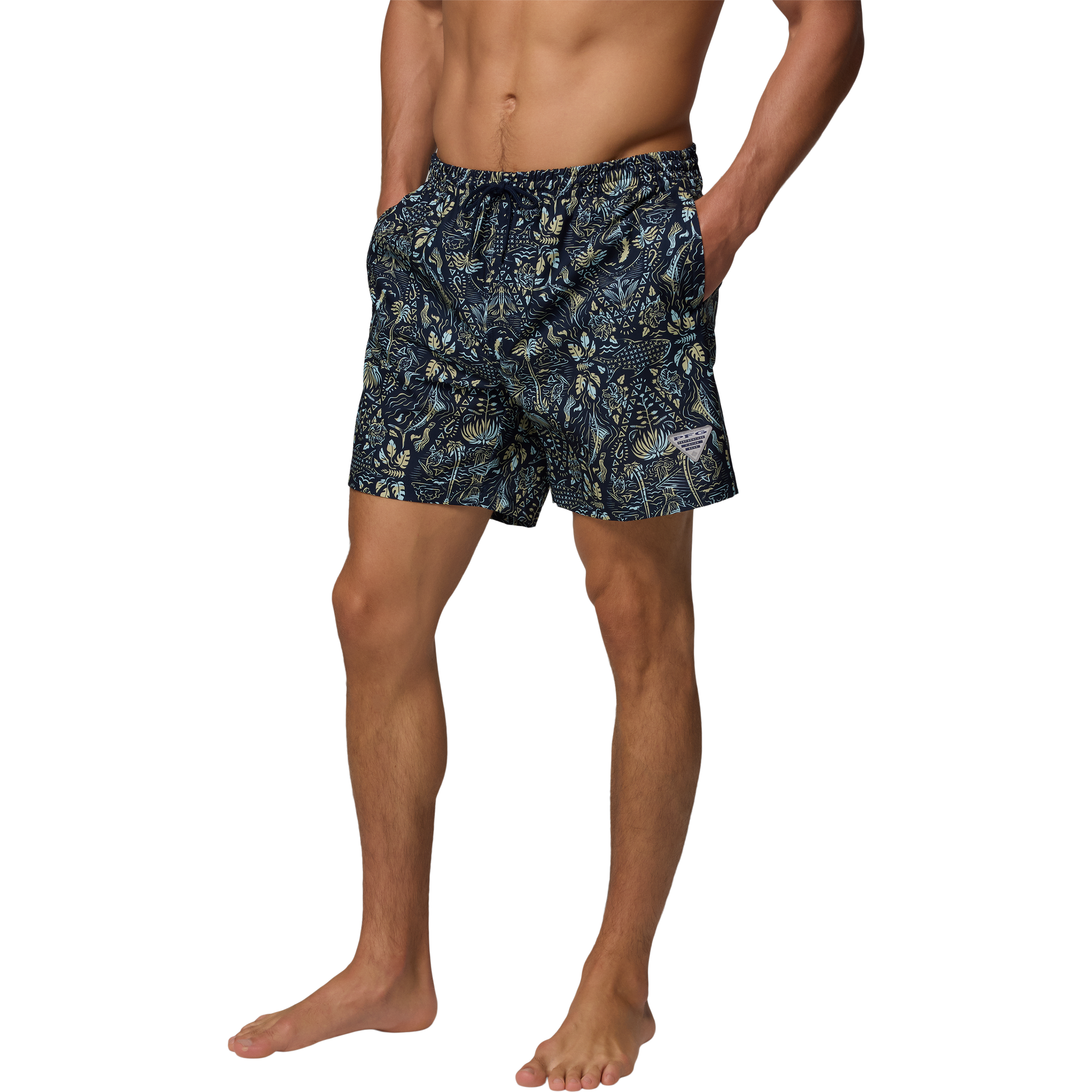 Men's PFG Rambler Printed Water Short 6
